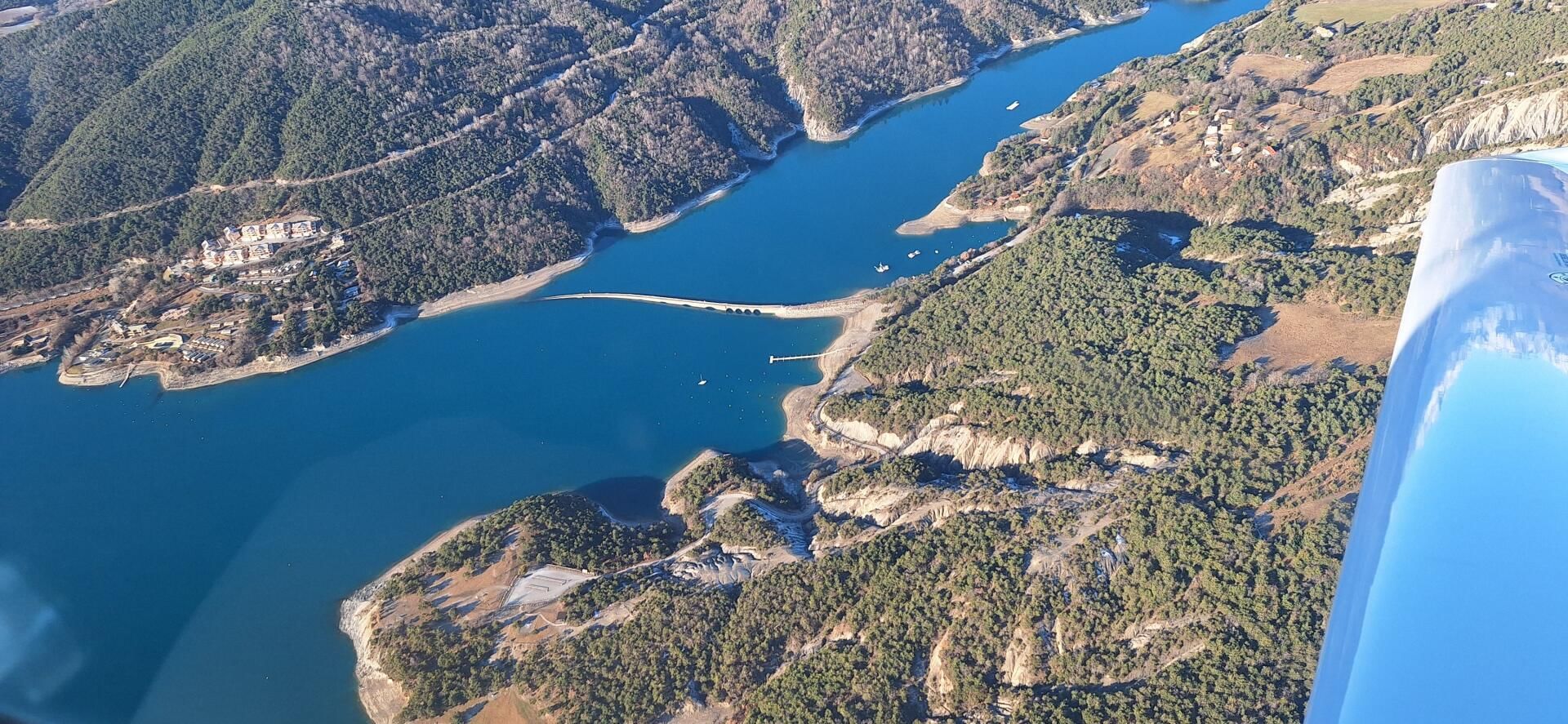 Baie de Chanteloube, le viaduc se découvre
