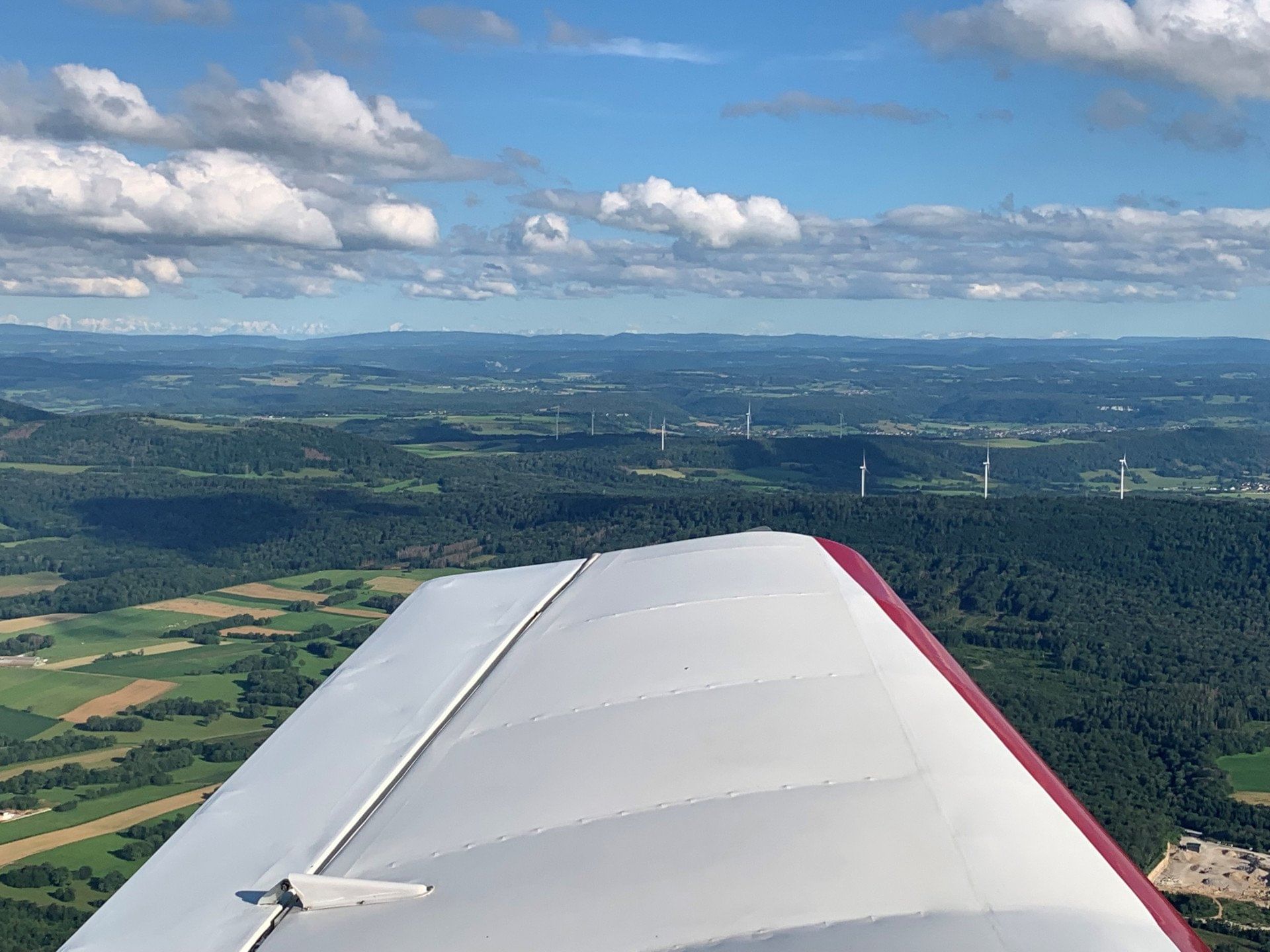 Balade aérienne au Nord de la Franche-Comté (45 minutes)