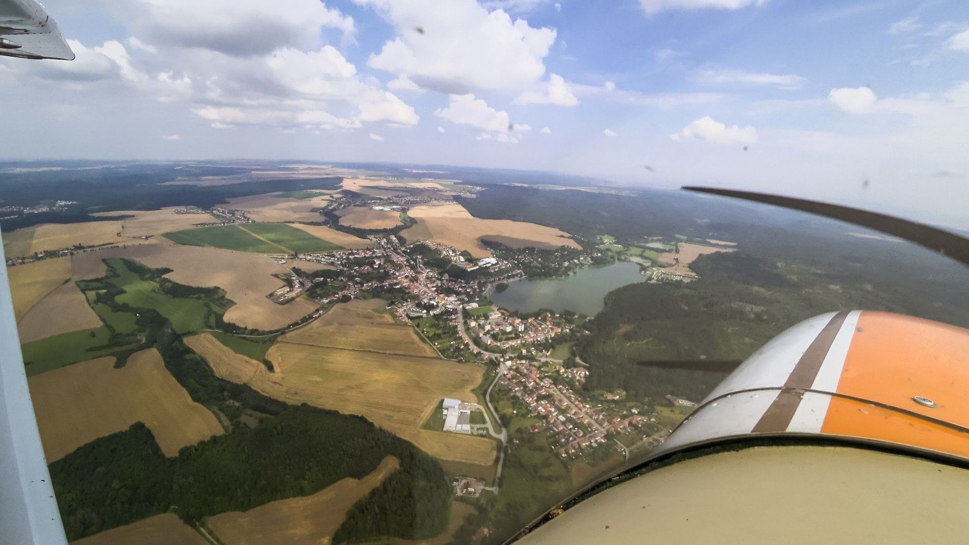 Sightseeing flight over Brno, Macocha