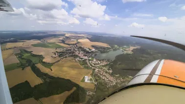 Sightseeing flight over Brno, Macocha