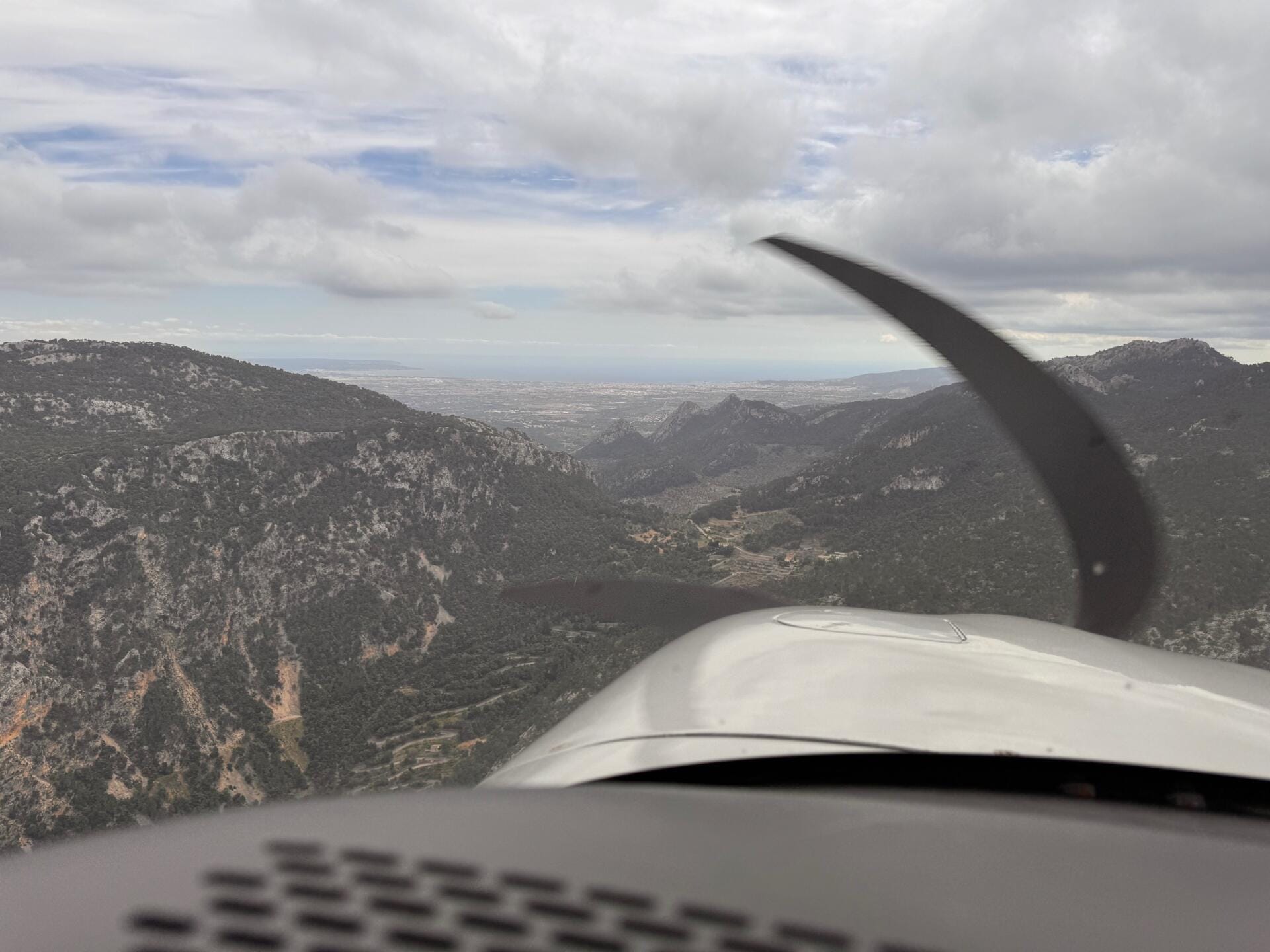 Anflug Palma über Soler ...