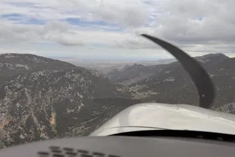 Anflug Palma über Soler ...