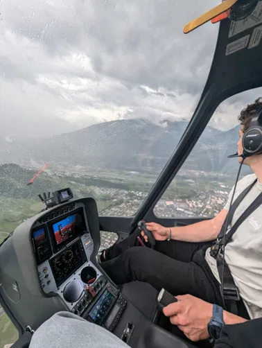 Balade aerienne en cabri