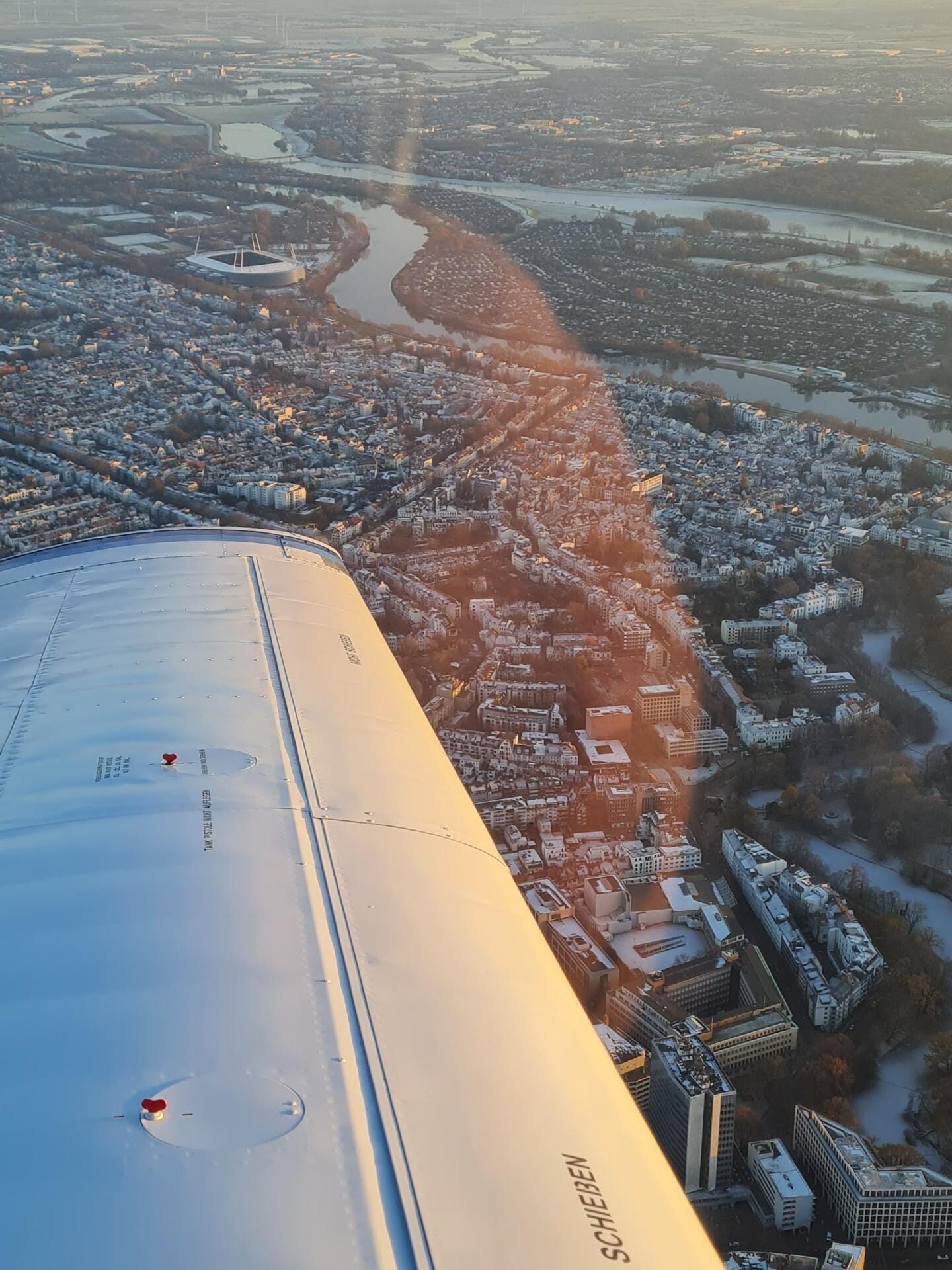 Rundflug über Bremen
