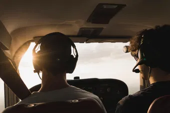 Sunset Serenade Flight