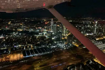 Frankfurt by Night - City mit Messeturm