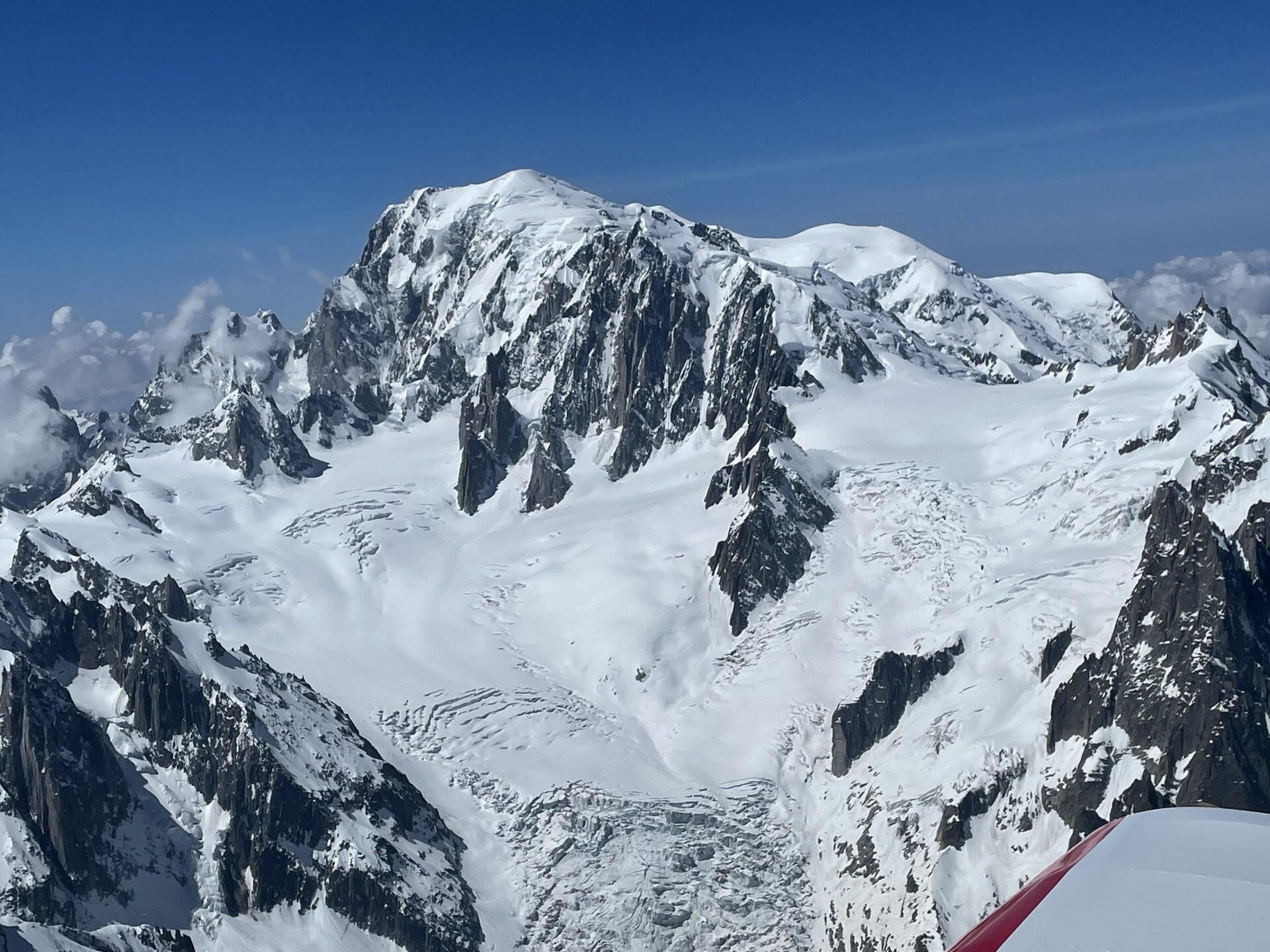 Vol autour du Mont-Blanc depuis Montbéliard