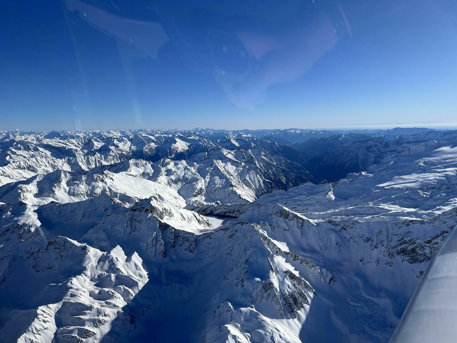 Matterhorn, Aletschgletscher und Jungfraujoch