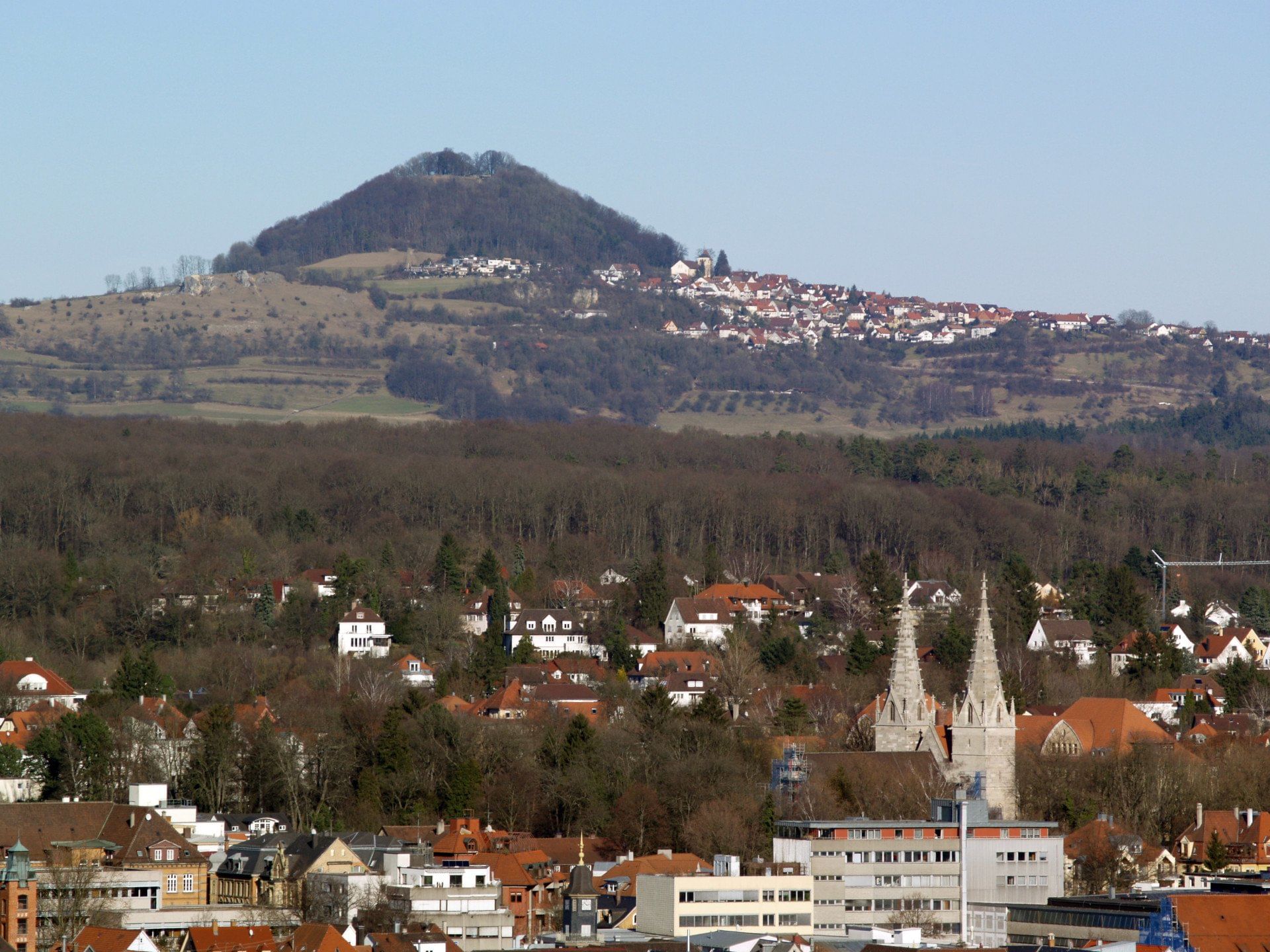 Region Stuttgart aus der Vogelperspektive