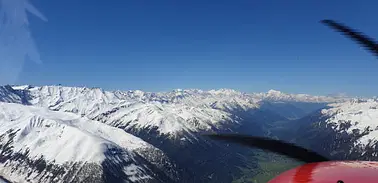 Rundflug ins Wallis/Alpen mit Zwischenlandung in Gstaad