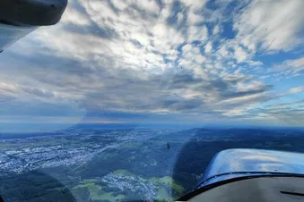Hinflug nach Nürnberg
