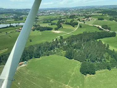 Rundflug über die fränkische Schweiz und Nürnberg