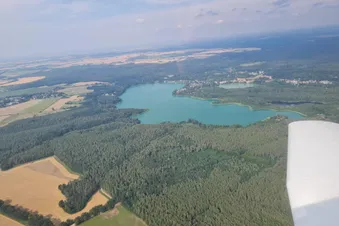 Ein "kleiner" Rundflug über das Oderbruch, entlang der ODER