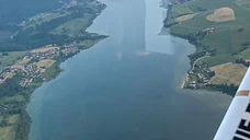Balade aérienne au Lac de Saint-Point via Ornans