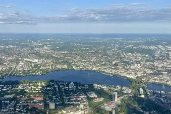 Rundflug über Hamburg