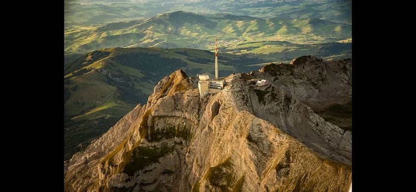 Alpenflug zum Säntis / Bodensee / Rheinfall