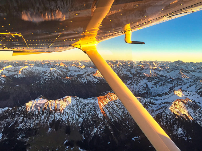 Rundflug zu den schönsten Plätzen des Allgäus