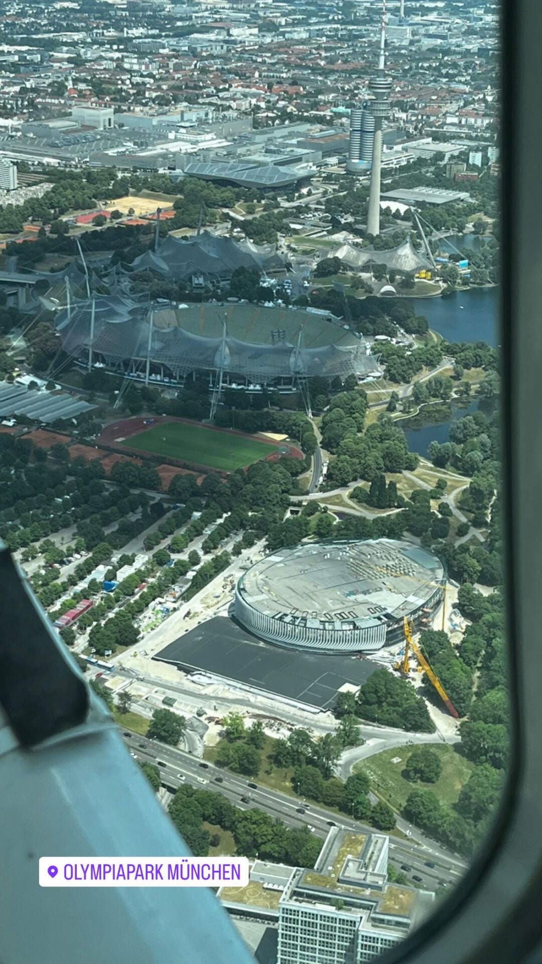 Der Olympiapark aus einer anderen Perspektive