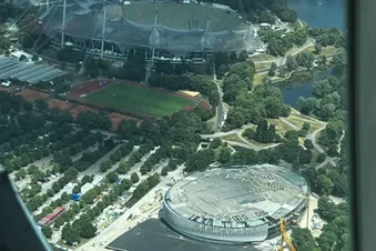 Der Olympiapark aus einer anderen Perspektive