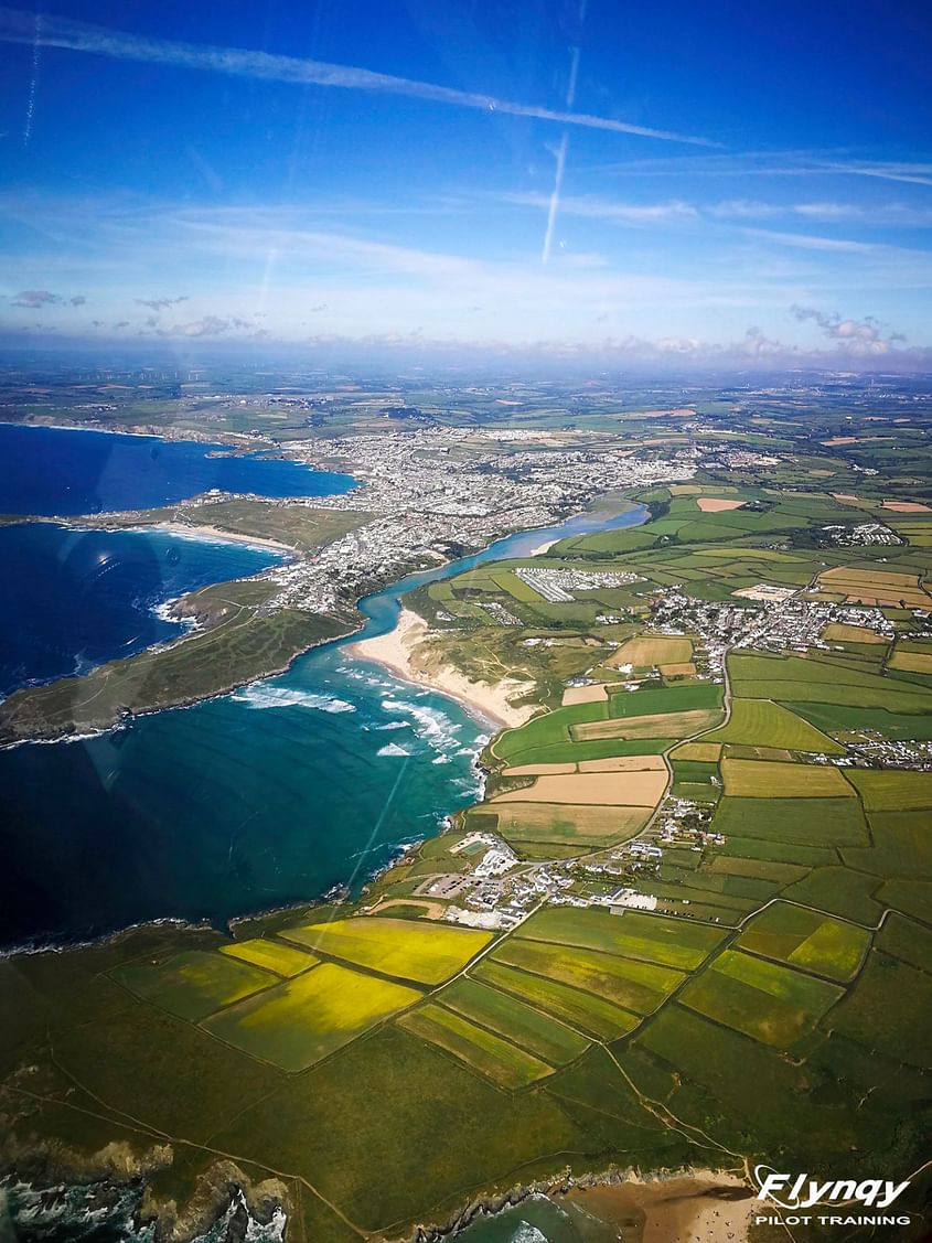 Polzeath and Port Isaac Sightseeing flight experience