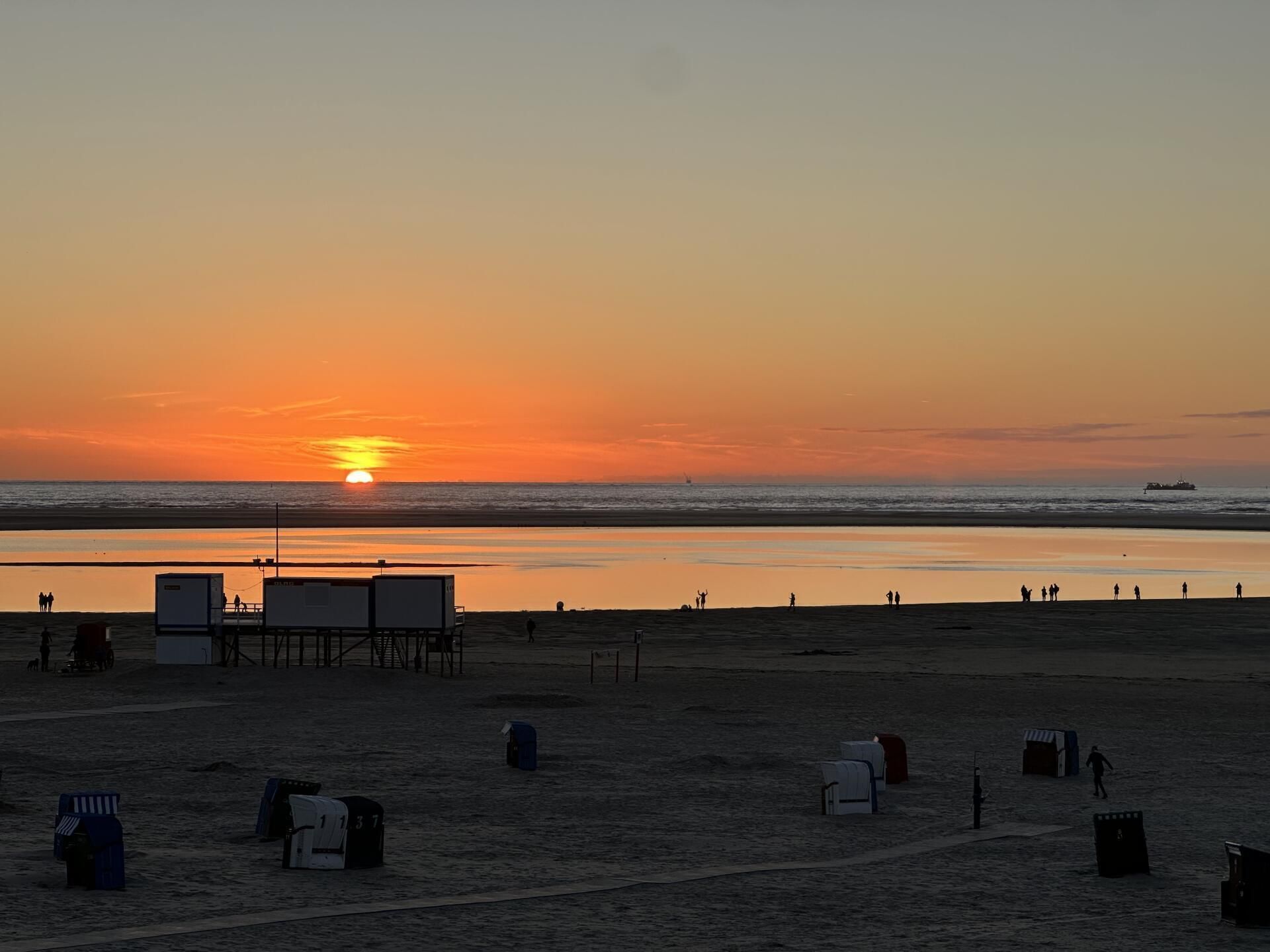 Sonnenuntergang an der Nordsee