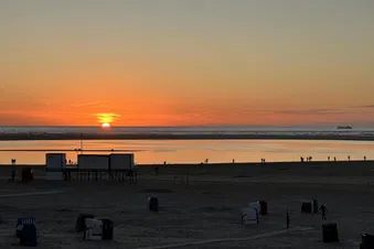 Sonnenuntergang an der Nordsee