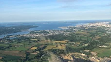 Balade au phare de l'île Vierge en avion depuis Brest
