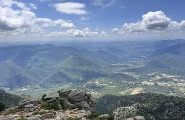 Caroux et lac du Salagou