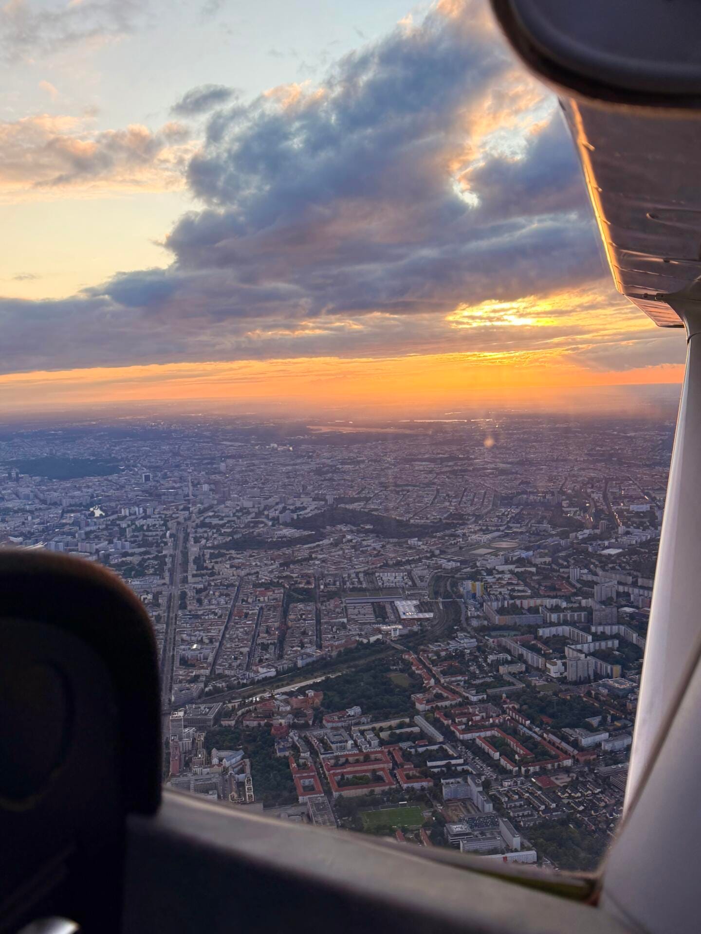 Sonnenuntergang über Berlin