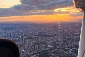 Sonnenuntergang über Berlin