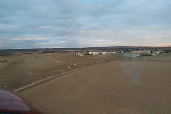 atterrissage à Chavenay (piste 05)