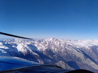 Découverte des Alpes depuis les airs !