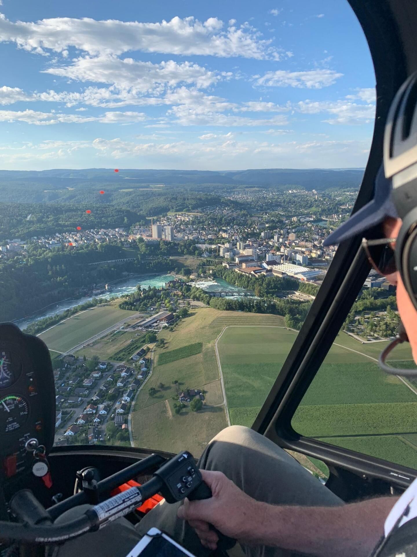 Rundflug Fehraltorf Rheinfall - Untersee