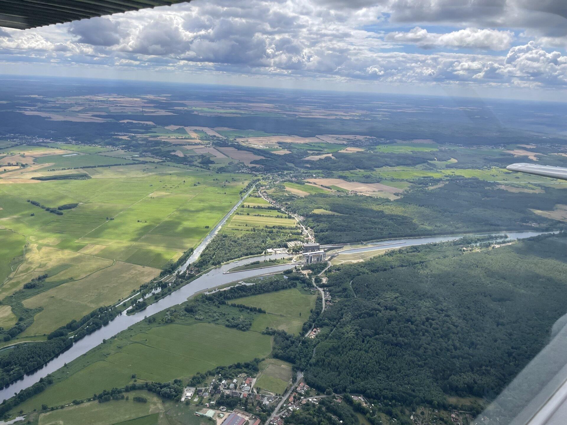 Barnim und die Uckermark an der Oder entlang
