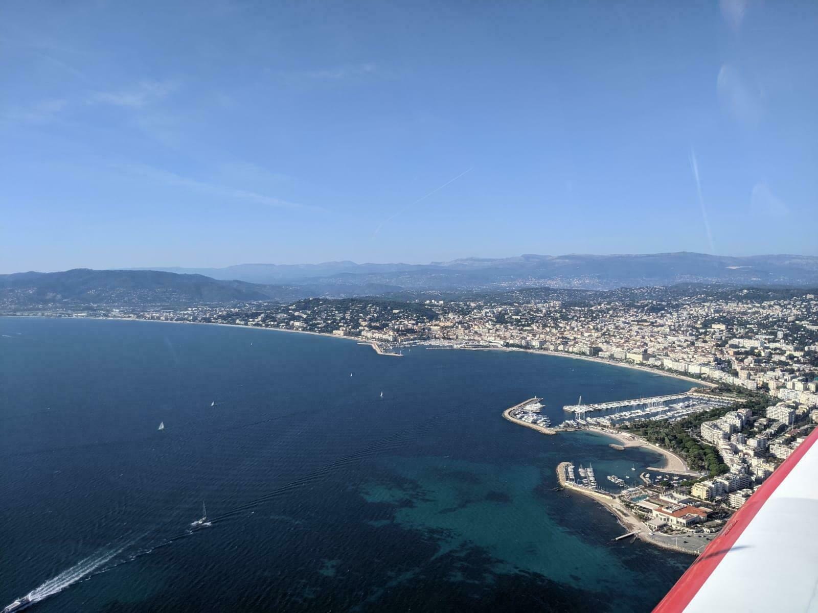 Cannes vue du ciel