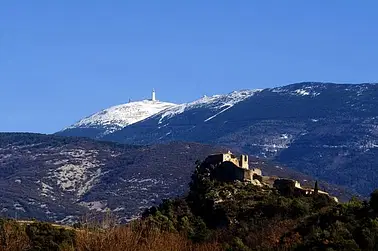 Balade aérienne : au pied du "géant" Ventoux