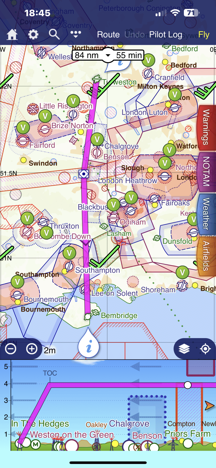 Our route