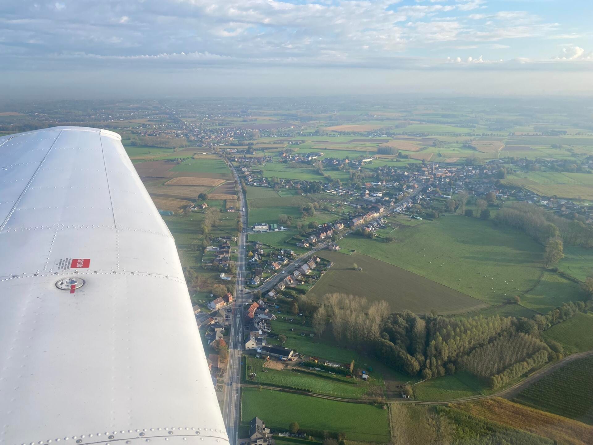 Sightseeing flight Pajottenland