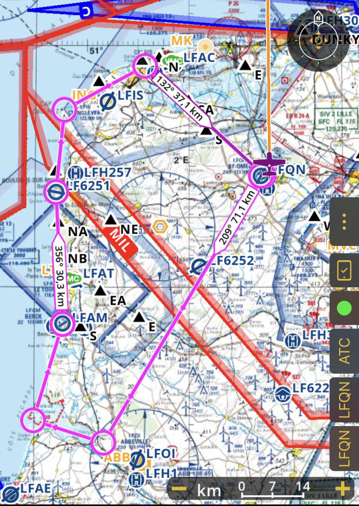 HASO - Vol baie de Somme et 2 caps