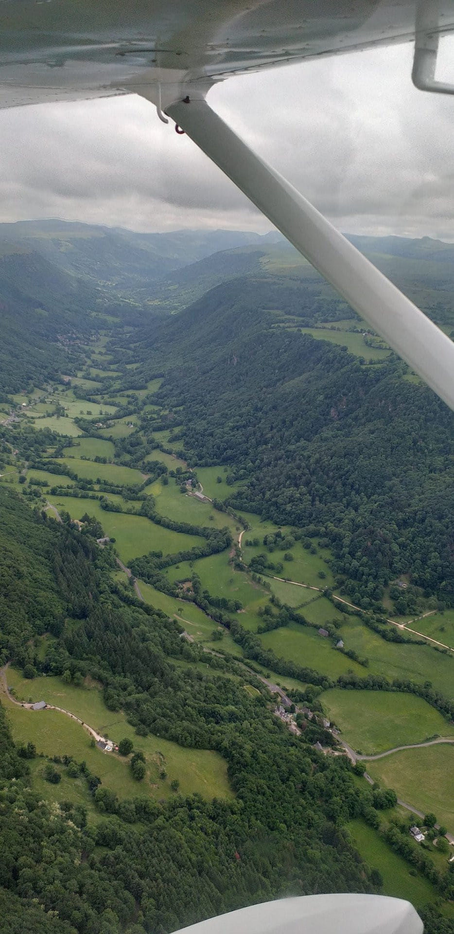 Vol Chateauneuf sur Cher-Aurillac, Monts du Cantal Puy-Mary