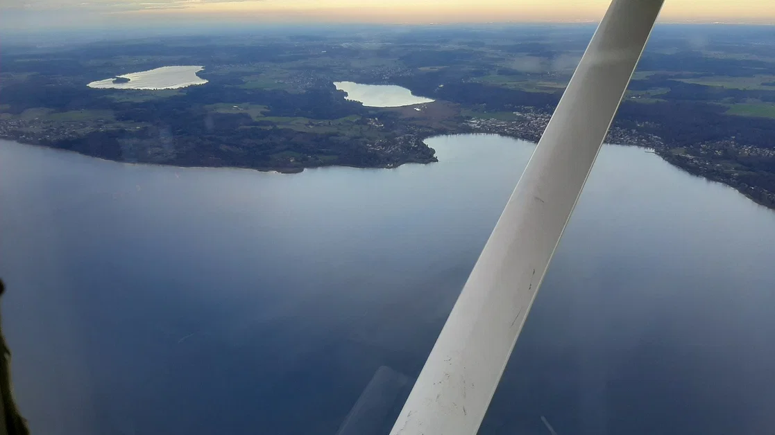 Kurzflug über 4 bayrische Seen