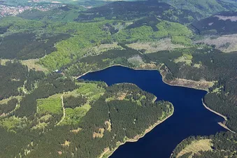 Flug über den Brocken/Harz