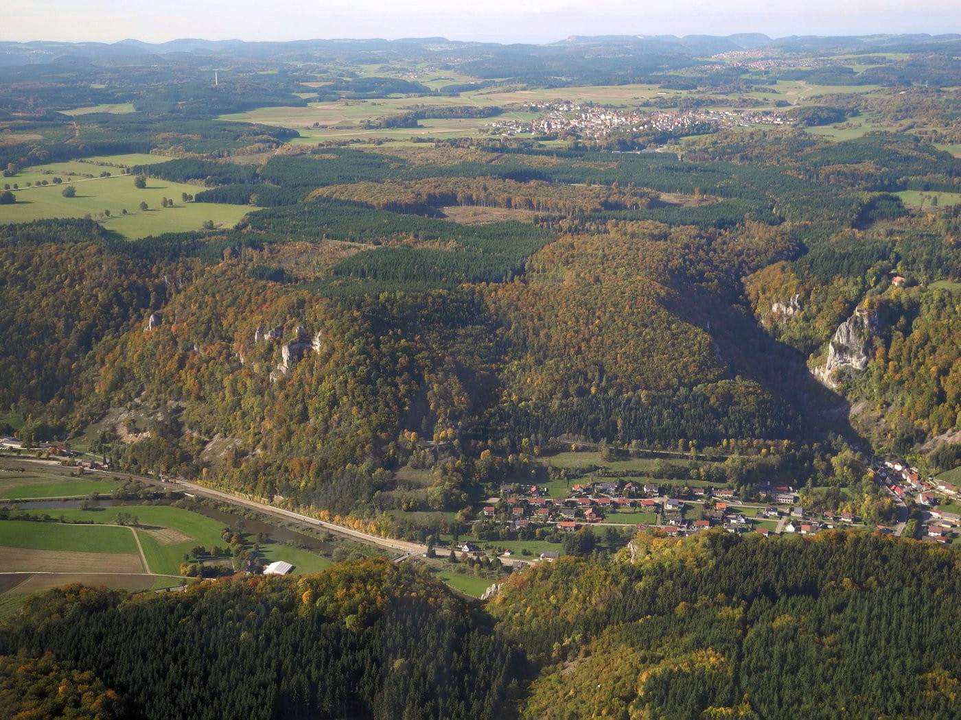 Rundflug 60min Obere Schwäbische Alb Geislingen Teck Ulm