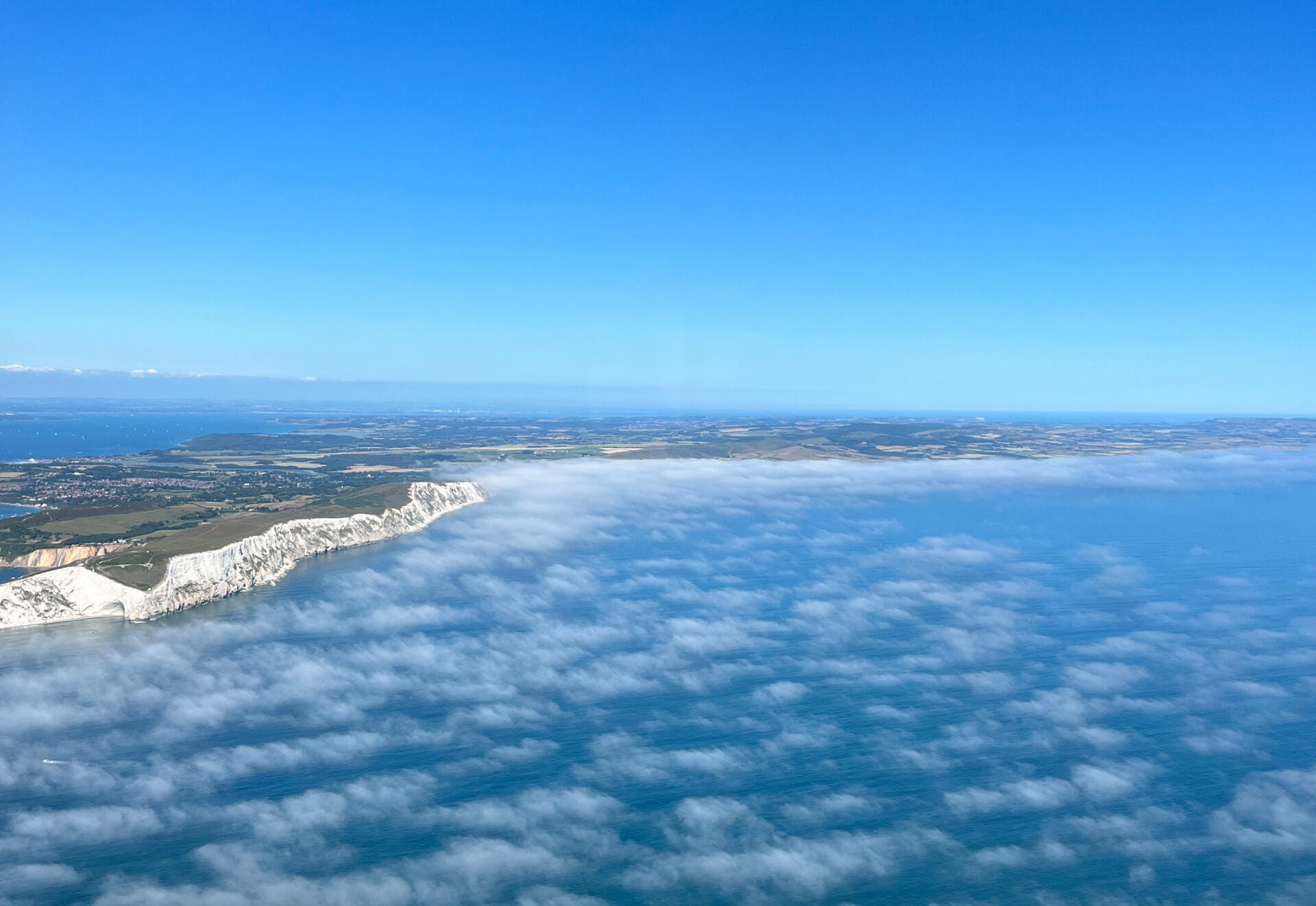 Flying from Turweston to Guernsey