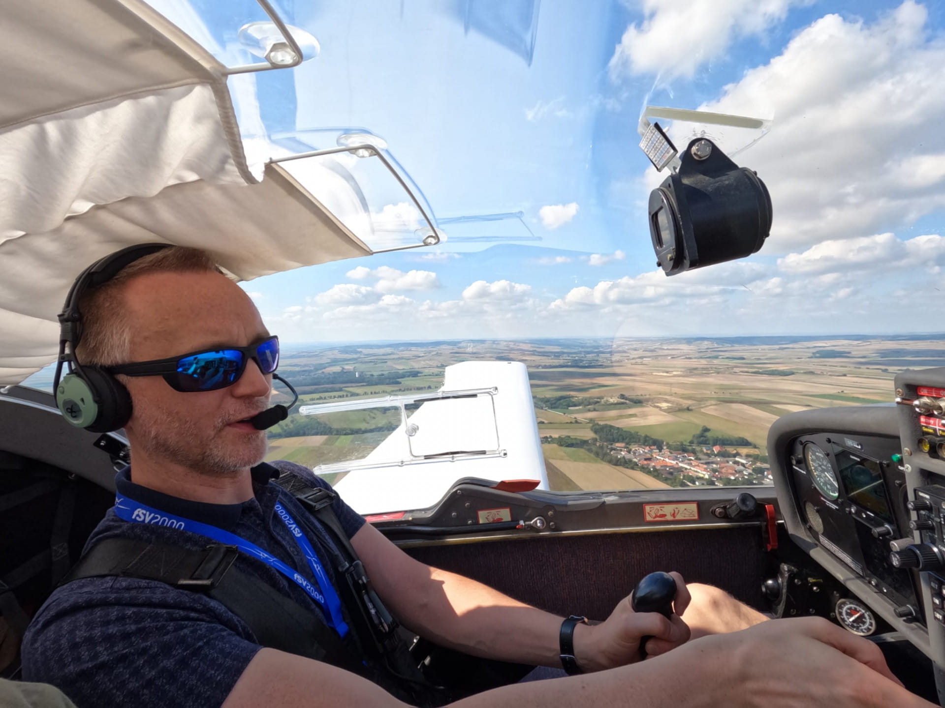 DV-20 im Flug (und ich)