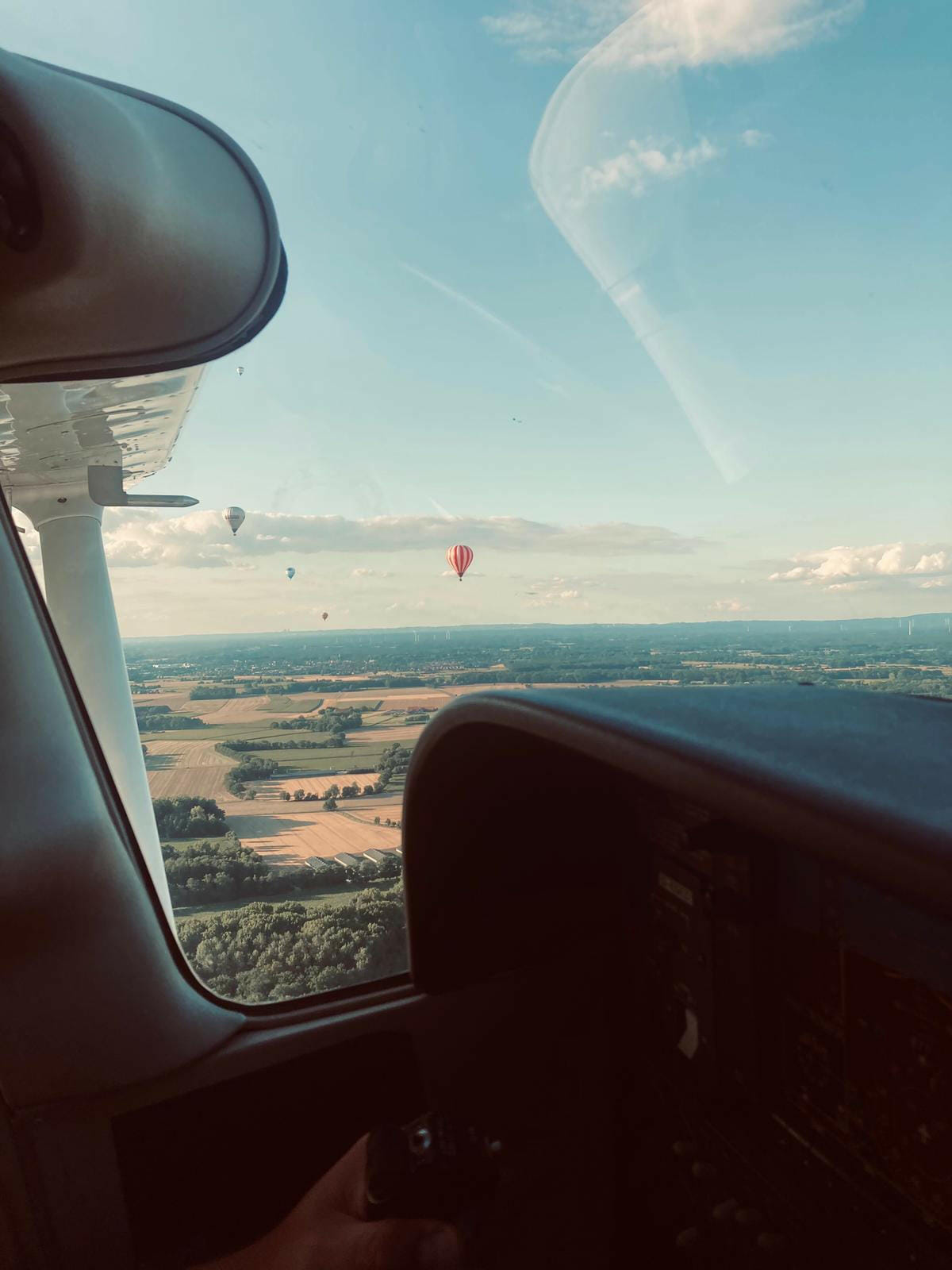 Lokaler Rundflug über das Münsterland