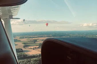 Lokaler Rundflug über das Münsterland