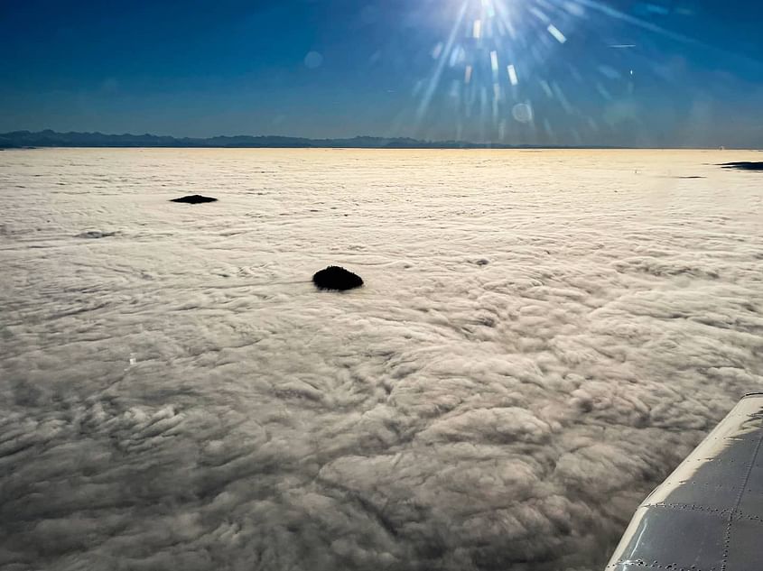 Rundflug Herbst/Winter über den Bodensee / Hegau