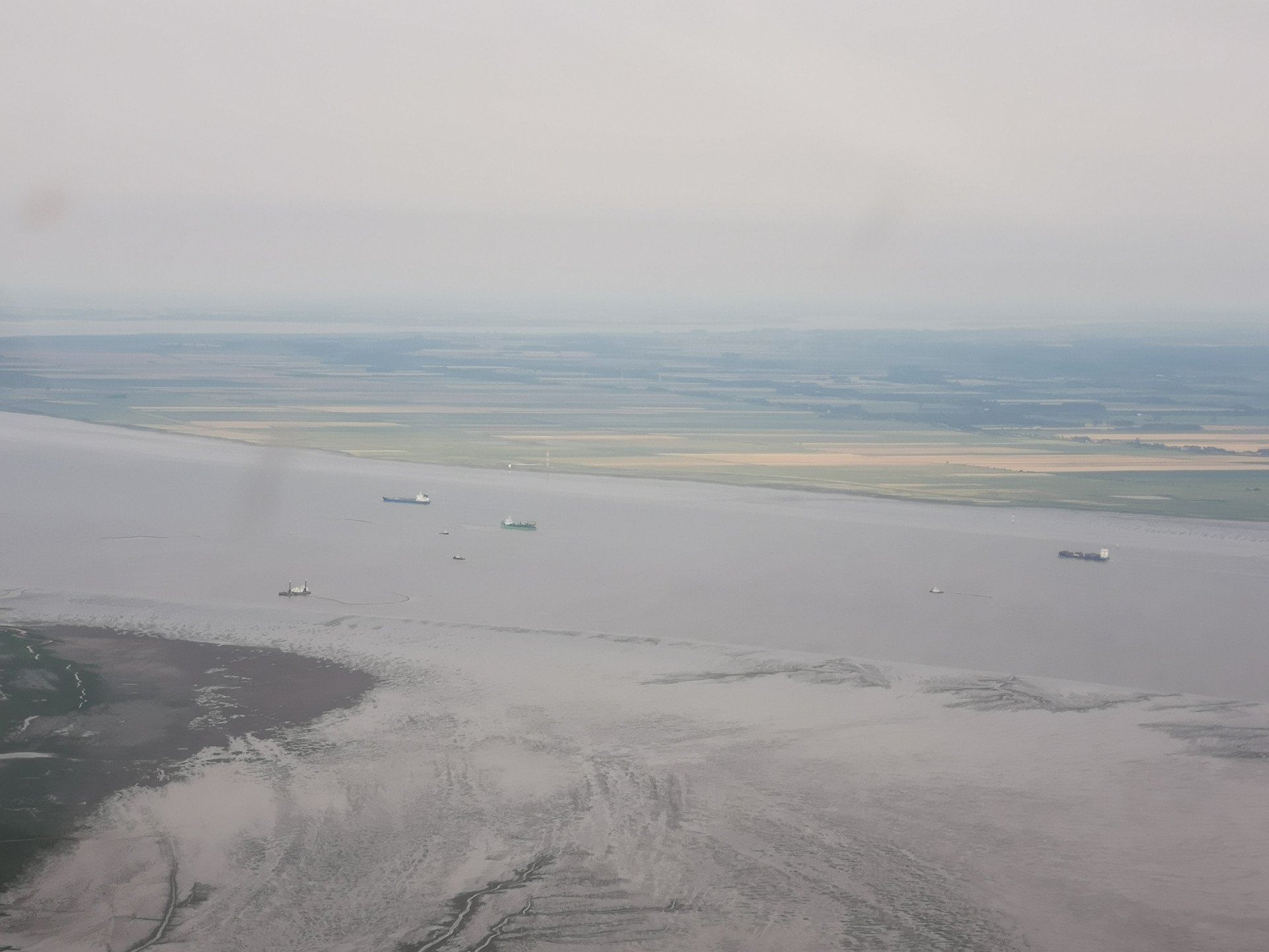 Flug zur Deutschen Bucht