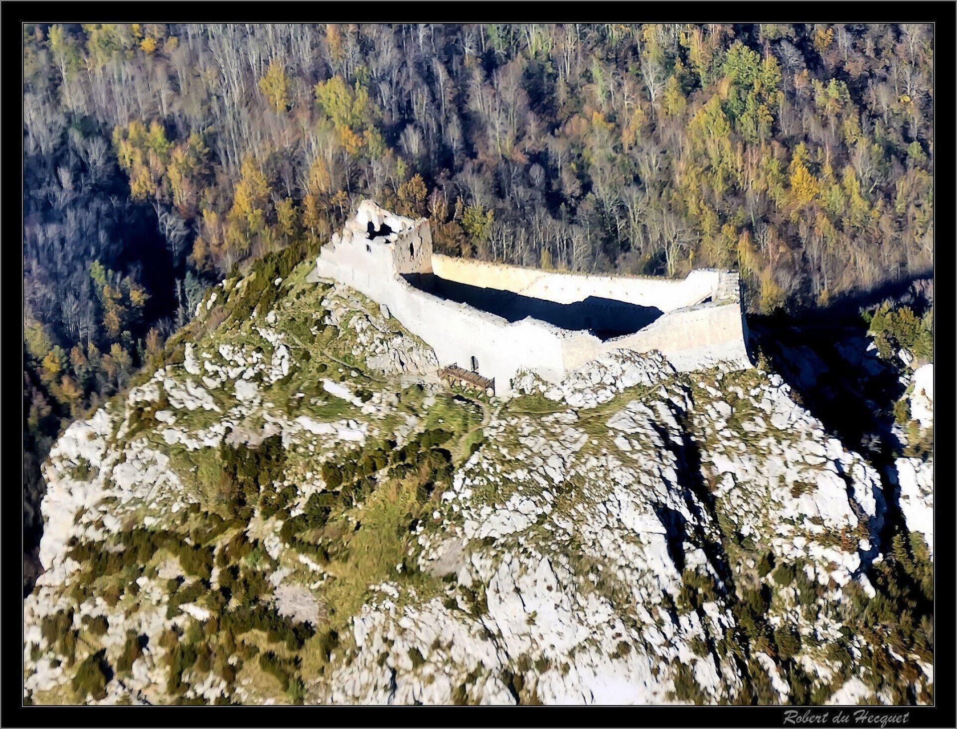 Survol des Châteaux Cathares depuis Toulouse (DR-400)